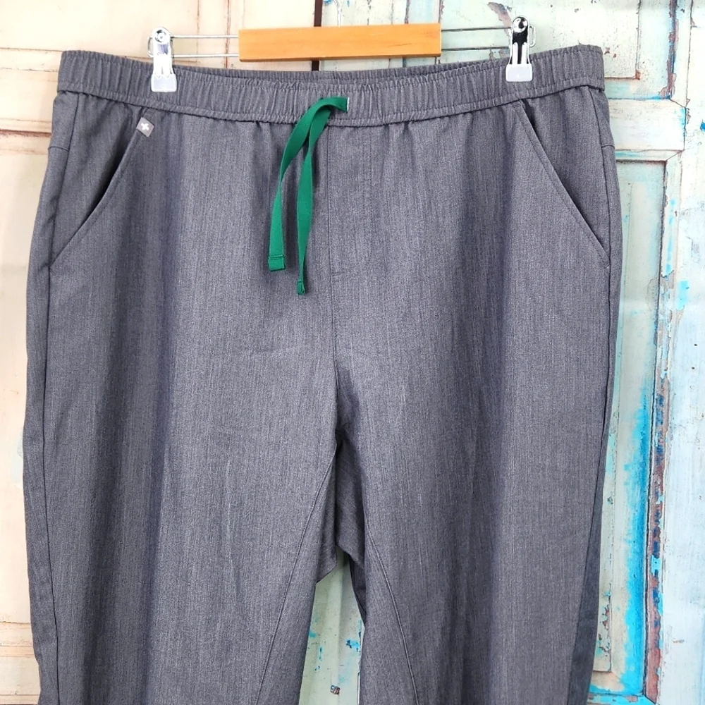 Figs Tansen™ Jogger Scrub Pants Men’s‎ Gray Green Drawstring MXXSW2004